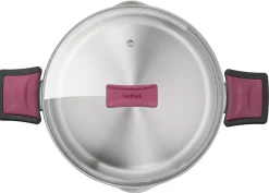 Zestaw garnków z pokrywkami TEFAL COOK&CLIP - 10 elementów