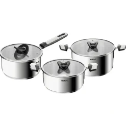 Zestaw garnków z pokrywkami TEFAL Emotion+ 18/20/24 cm