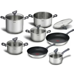 Zestaw garnków z pokrywkami TEFAL Daily Cook - 12 elementów