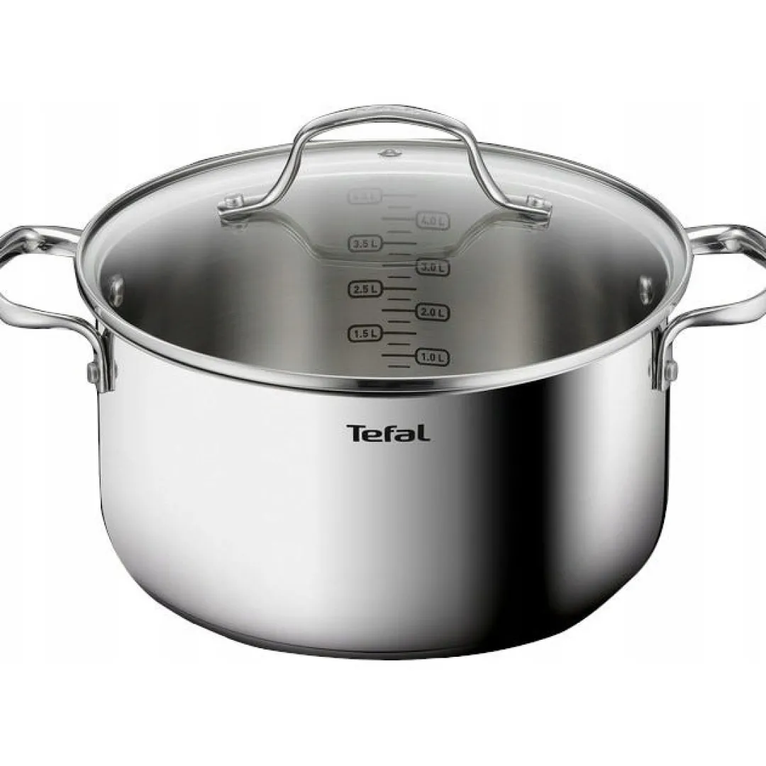 Zestaw garnków z pokrywkami TEFAL Infinite 20/24 cm