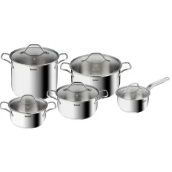 Zestaw garnków z pokrywkami TEFAL INTUITION - 10 elementów