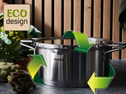 Zestaw garnków z pokrywkami TEFAL NORDICA - 8 elementów