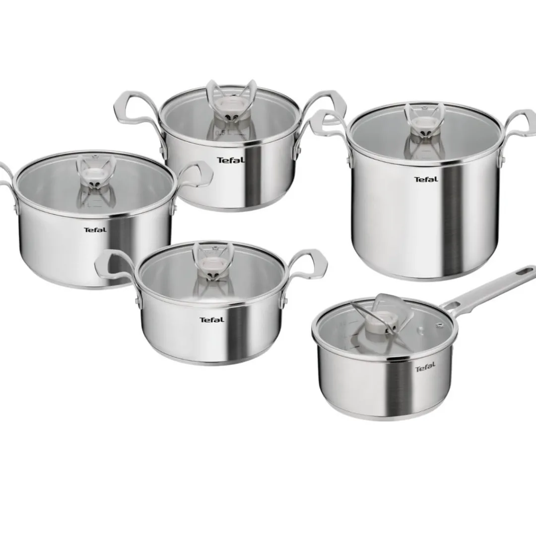 Zestaw garnków z pokrywką i patelnie TEFAL Extreme 12 elementów