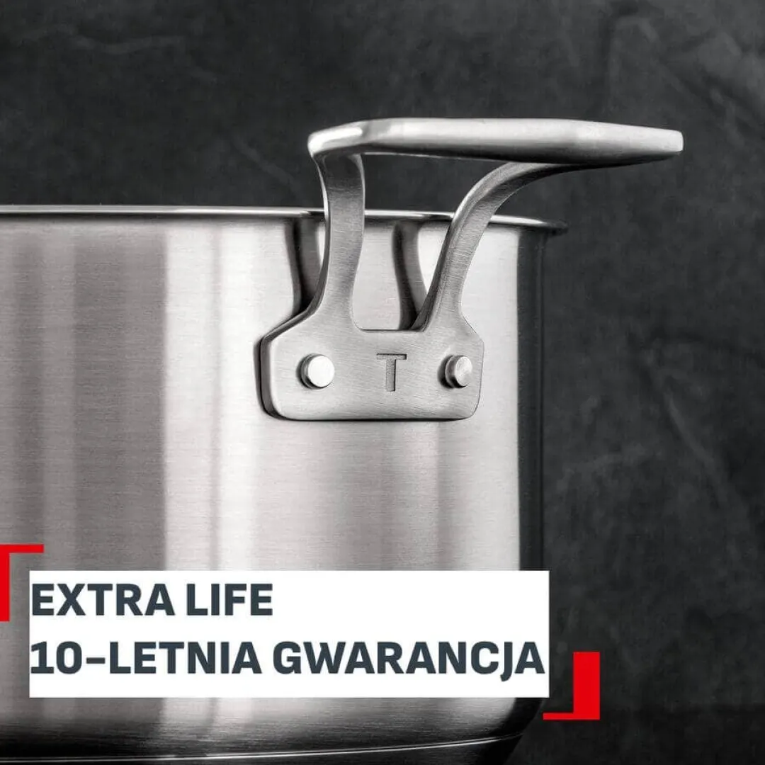 Zestaw garnków z pokrywką i patelnie TEFAL Extreme 12 elementów