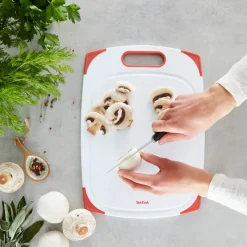 Zestaw noży i blok TEFAL Fresh Kitchen + Deska do krojenia TEFAL 35,5 x 25,5 x 0,9 cm