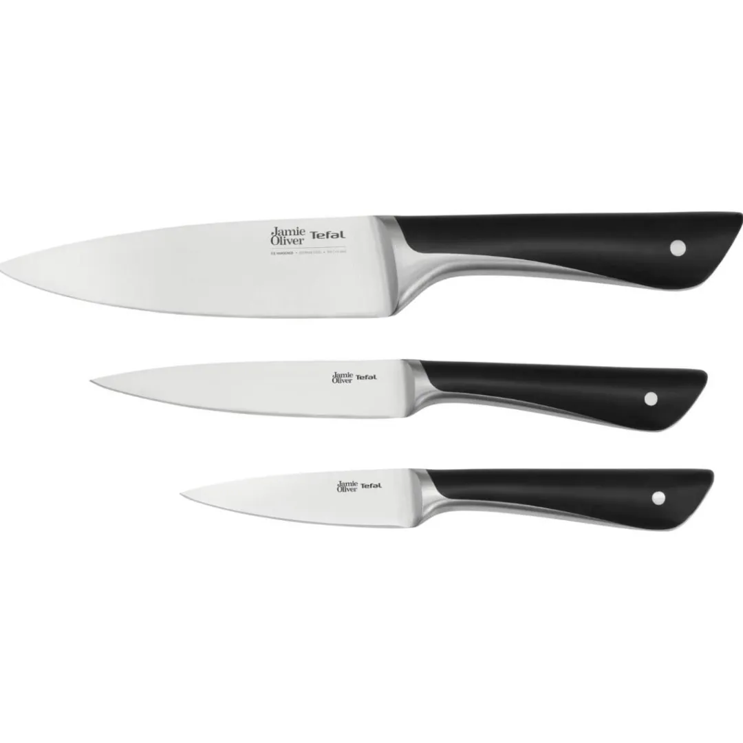 Zestaw noży ze stali nierdzewnej TEFAL JAMIE OLIVER - 3 elementy