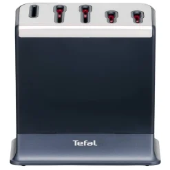 Zestaw 5 noży ze stali nierdzewnej TEFAL EverSharp Pro + blok z wbudowaną ostrzałką