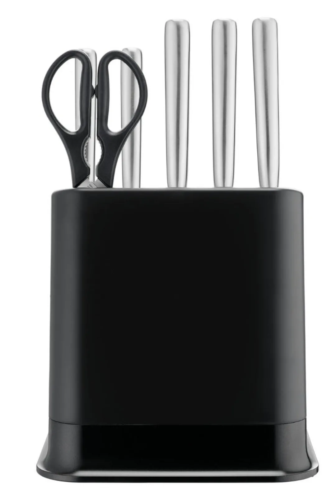 Zestaw 5 noży ze stali nierdzewnej oraz nożyczki TEFAL EverSharp Pro + blok z wbudowaną ostrzałką