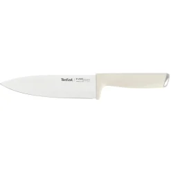 Zestaw 2 noży ze stali nierdzewnej oraz nożyczki TEFAL EverSharp Pro + blok z wbudowaną ostrzałką