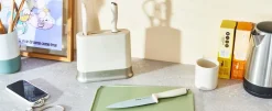 Zestaw 2 noży ze stali nierdzewnej oraz nożyczki TEFAL EverSharp Pro + blok z wbudowaną ostrzałką