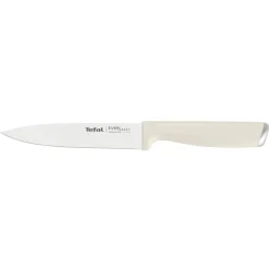 Zestaw 2 noży ze stali nierdzewnej oraz nożyczki TEFAL EverSharp Pro + blok z wbudowaną ostrzałką