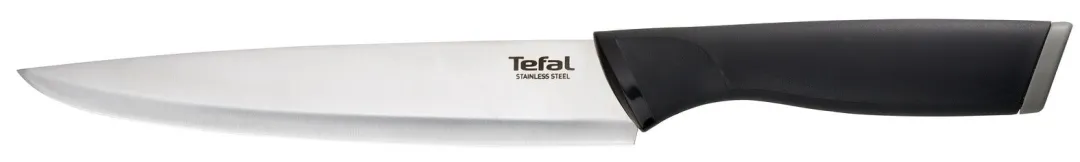 Zestaw 5 noży ze stali nierdzewnej TEFAL Comfort + drewniany blok