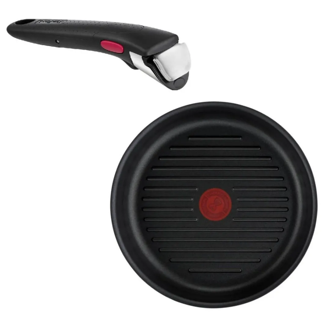 Zestaw patelnia grillowa Tefal Ingenio Unlimited 26cm + rączka Ingenio
