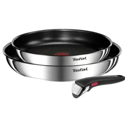 Zestaw patelni 24/28cm Tefal Ingenio Emotion + szklane pokrywki 24/28cm + zestaw akcesoriów kuchennych