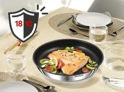 Zestaw patelni 24/28cm Tefal Ingenio Emotion + szklane pokrywki 24/28cm + zestaw akcesoriów kuchennych