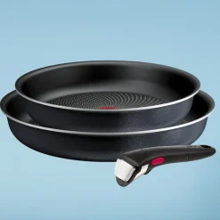 Zestaw patelni 24/28cm Tefal Ingenio So Light + szklane pokrywki 24/28cm