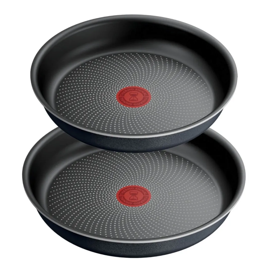 Zestaw patelni 24/28cm Tefal Ingenio So Light + szklane pokrywki 24/28cm