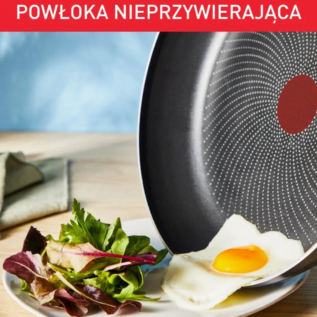 Zestaw patelni 24/28cm Tefal Ingenio So Light + szklane pokrywki 24/28cm