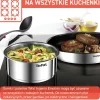 Zestaw patelni i garnków Tefal Ingenio Emotion + zestaw pokrywek: hermetyczne i do smażenia