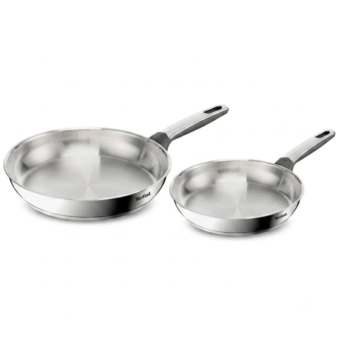 Zestaw patelni stalowych TEFAL Emotion+ 24/28 cm