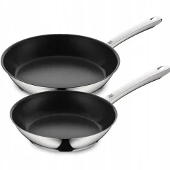 Zestaw patelni stalowych WMF Nordic 24, 28 cm nieprzywierające