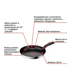 Zestaw Patelni TEFAL Delicious 20/24/26cm