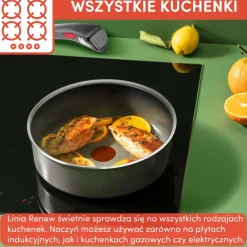 Zestaw patelni TEFAL INGENIO RENEW - 3 elementy