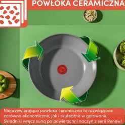 Zestaw patelni TEFAL INGENIO RENEW - 3 elementy