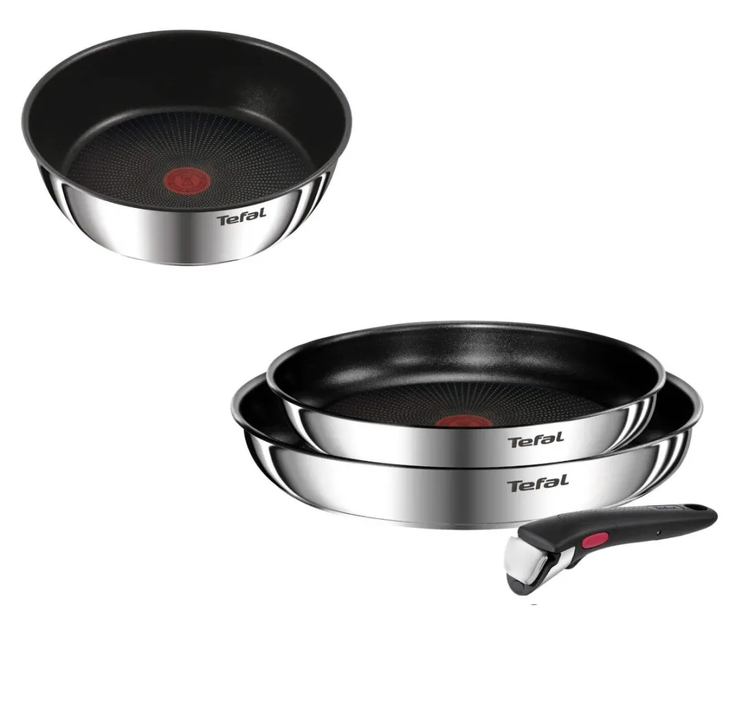 Zestaw patelni Tefal Ingenio Emotion 24/28cm + Patelnia głęboka 24cm