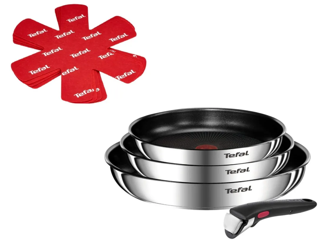 Zestaw patelni Tefal Ingenio Emotion 22/24/28cm + Separatory filcowe