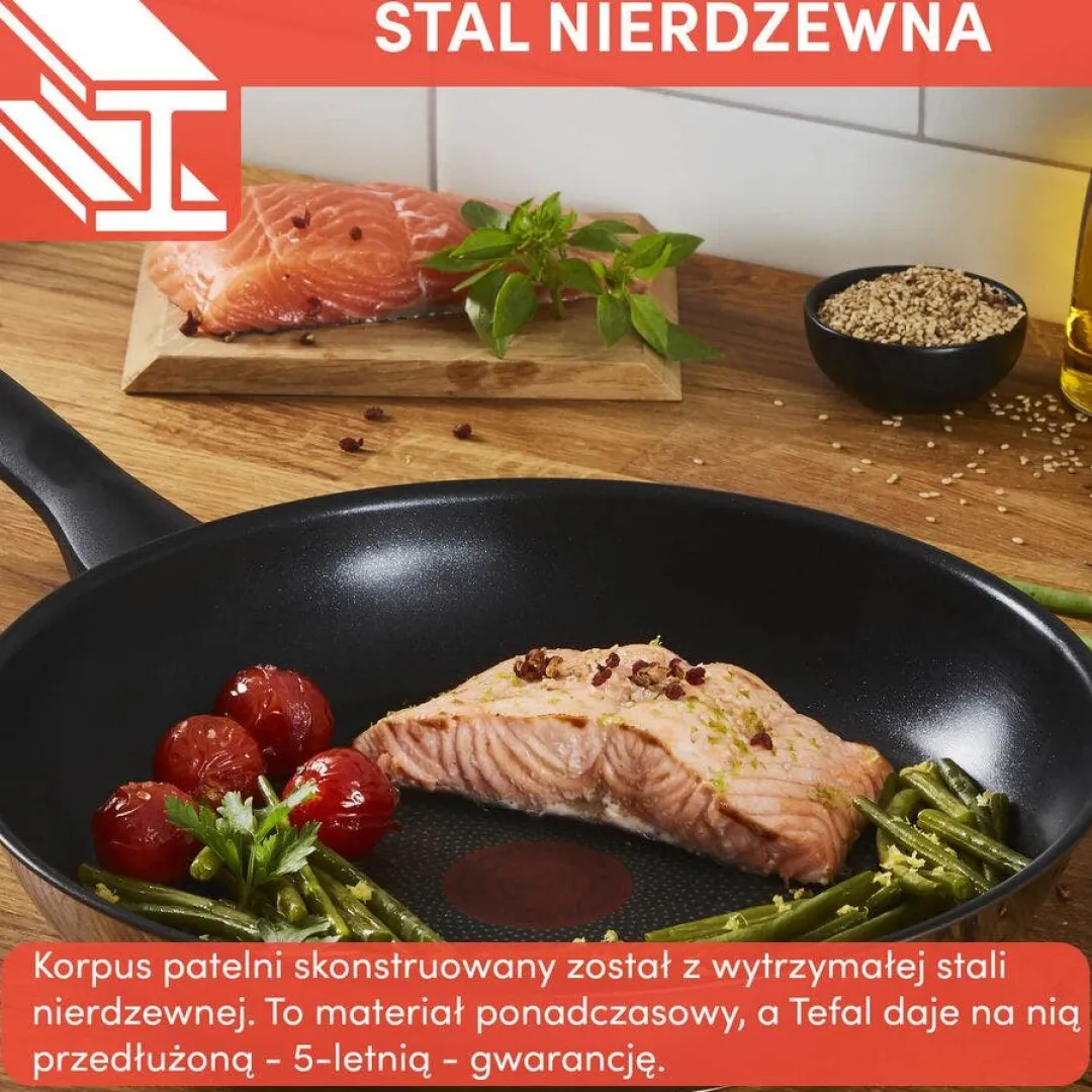 Zestaw patelni TEFAL INTUITION 20/26cm