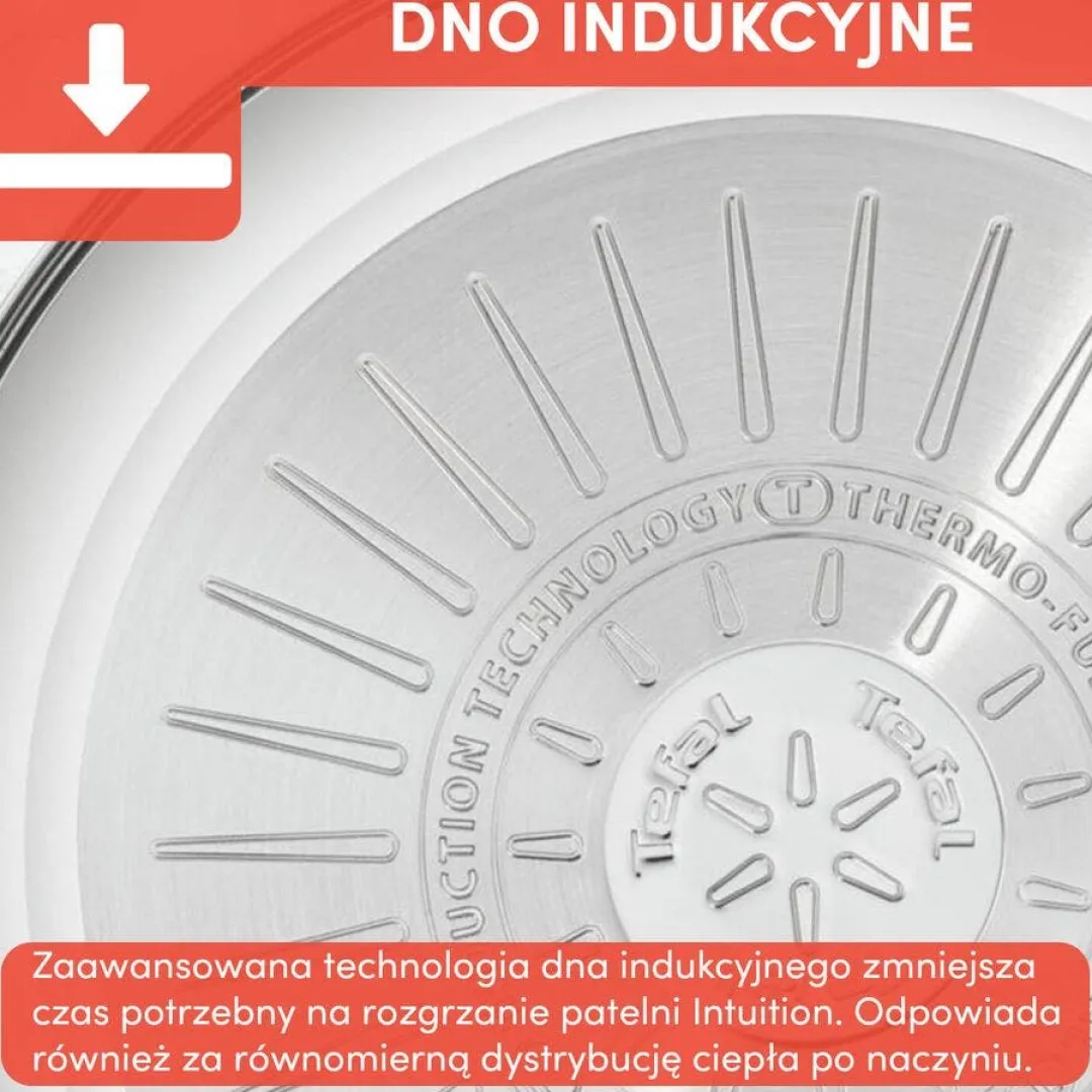 Zestaw patelni TEFAL INTUITION 20/26cm