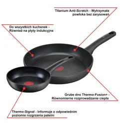 Zestaw patelni TEFAL ULTIMATE 22/28cm