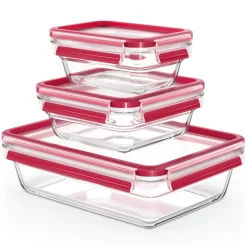 Zestaw pojemników na żywność lunchbox TEFAL MASTERSEAL 450ml/800ml/2l