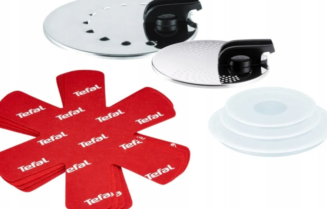 Zestaw pokrywek i separatory filcowe TEFAL INGENIO 9 elementów