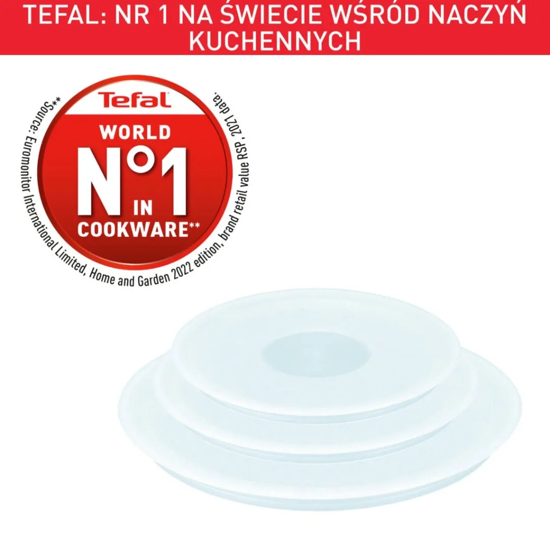 Zestaw pokrywek i separatory filcowe TEFAL INGENIO 10 elementów