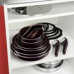 Zestaw szklanych pokrywek do odcedzania TEFAL INGENIO 16/18/20cm
