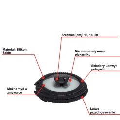 Zestaw szklanych pokrywek do odcedzania TEFAL INGENIO 16/18/20cm