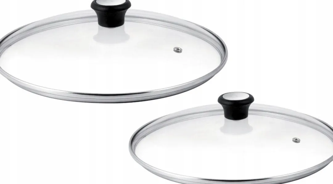 Zestaw szklanych pokrywek TEFAL 24/28 cm