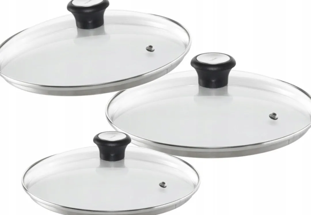 Zestaw szklanych pokrywek TEFAL 24/26/30 cm